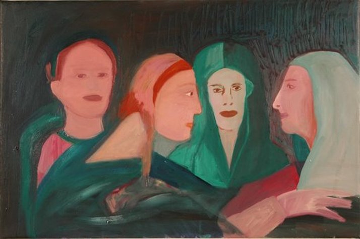  45x68 cm 2005  the visitation, after Pontormo