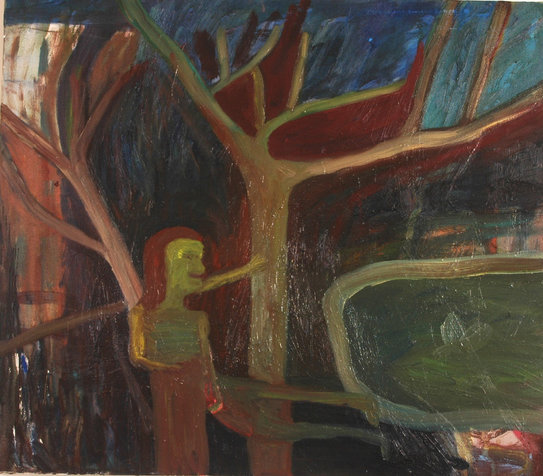  on the tree,60x70 cm 2004