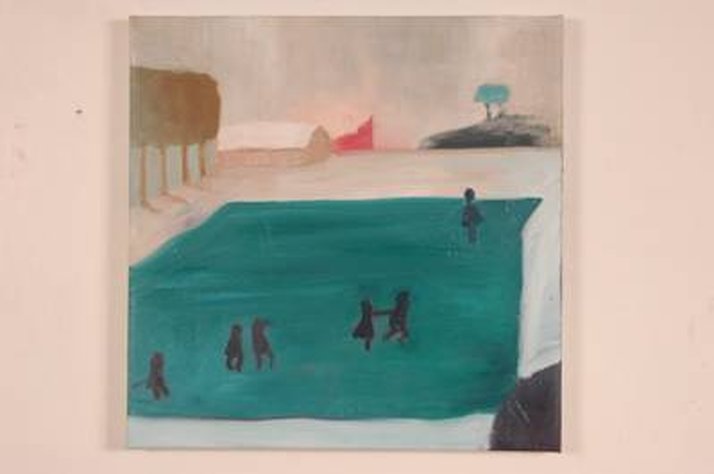  skating, 40x40 cm, 2005, private collection