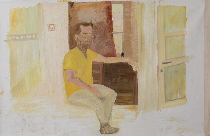  musa during a break, 83X124 cm 