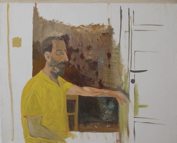  in a yellow shirt, 99X119 cm 