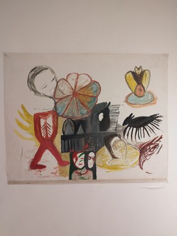  back and forth, 100X126 cm , 2020
