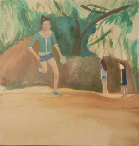  sharon running, 44.5x43 cm, 2012, private collection