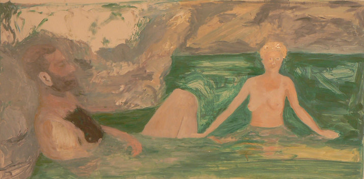  sigalit and yotam, 58x102 cm, private collection